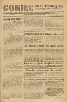 Goniec Krakowski. 1921, nr 13