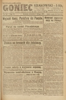 Goniec Krakowski. 1921, nr 33