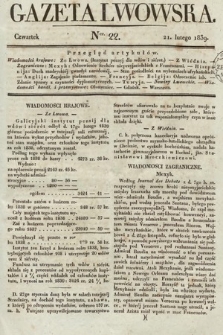 Gazeta Lwowska. 1839, nr 22