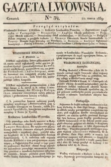 Gazeta Lwowska. 1839, nr 34