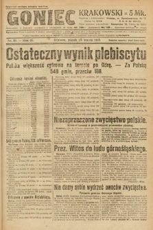 Goniec Krakowski. 1921, nr 81