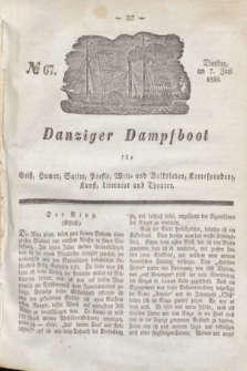 Danziger Dampfboot für Geist, Humor, Satire, Poesie, Welt- und Volksleben, Korrespondenz, Kunst, Literatur und Theater. Jg.6, № 67 (7 Juni 1836)