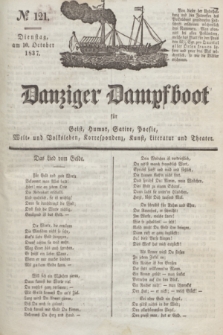 Danziger Dampfboot für Geist, Humor, Satire, Poesie, Welt- und Volksleben, Korrespondenz, Kunst, Literatur und Theater. Jg.7, № 121 (10 October 1837) + dod.