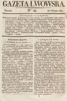 Gazeta Lwowska. 1839, nr 48