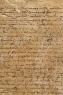 Fragment instrumentu notarialnego w nieznanej sprawie toczącej się wobec kardynała Mikołaja z Kuzy, dotyczącej diecezji utrechckiej