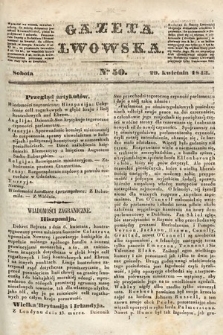 Gazeta Lwowska. 1843, nr 50