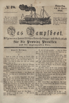 Das Dampfboot : allgemeines humoristisches Unterhaltungs- und Volksblatt für die Provinz Preussen und die angrenzenden Orte. [Jg.11], № 78 (1 Juli 1841) + dod.