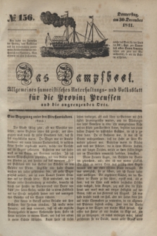 Das Dampfboot : allgemeines humoristisches Unterhaltungs- und Volksblatt für die Provinz Preussen und die angrenzenden Orte. [Jg.11], № 156 (30 December 1841) + dod.