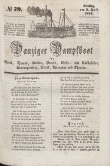 Danziger Dampfboot für Geist, Humor, Satire, Poesie, Welt- und Volksleben, Korrespondenz, Kunst, Literatur und Theater. [Jg.14], № 79 (2 Juli 1844) + dod.