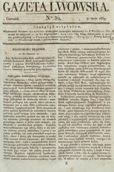 Gazeta Lwowska. 1839, nr 54