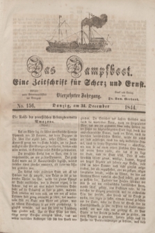 Das Dampfboot : eine Zeitschrift für Scherz und Ernst. [Jg.14], No. 156 (31 December 1844)