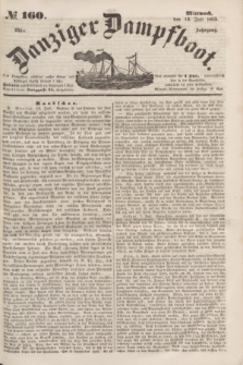 Danziger Dampfboot. Jg.23, № 160 (13 Juli 1853)