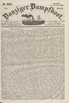 Danziger Dampfboot. Jg.23, № 171 (26 Juli 1853)
