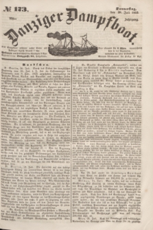 Danziger Dampfboot. Jg.23, № 173 (28 Juli 1853)