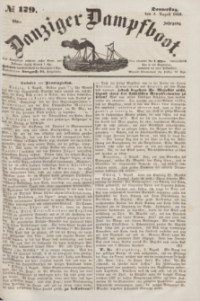 Danziger Dampfboot. Jg.23, no 179 (4 August 1853)
