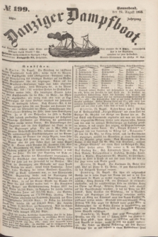 Danziger Dampfboot. Jg.23, № 199 (27 August 1853)