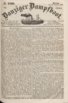 Danziger Dampfboot. Jg.23, № 236 (10 October 1853)