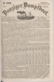Danziger Dampfboot. Jg.23, № 259 (5 November 1853)