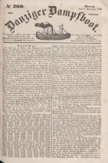 Danziger Dampfboot. Jg.23, № 260 (7 November 1853)