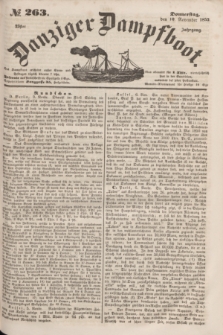 Danziger Dampfboot. Jg.23, № 263 (10 November 1853)