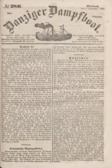 Danziger Dampfboot. Jg.23, № 286 (7 December 1853)