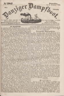 Danziger Dampfboot. Jg.23, № 287 (8 Dezember 1853)