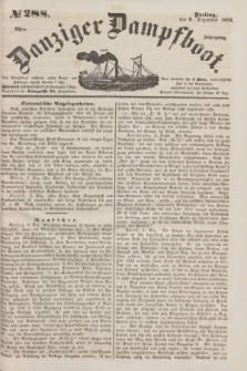 Danziger Dampfboot. Jg.23, № 288 (9 Dezember 1853)