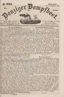 Danziger Dampfboot. Jg.23, № 295 (17 Dezember 1853)