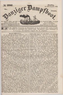 Danziger Dampfboot. Jg.23, № 297 (20 Dezember 1853)