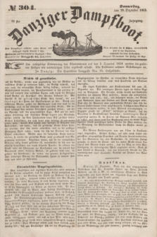 Danziger Dampfboot. Jg.23, № 304 (29 Dezember 1853)