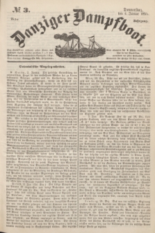 Danziger Dampfboot. Jg.25, № 3 (4 Januar 1855) + dod.