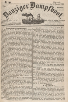 Danziger Dampfboot. Jg.25, № 8 (10 Januar 1855)
