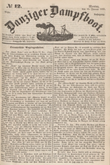 Danziger Dampfboot. Jg.25, № 12 (15 Januar 1855)