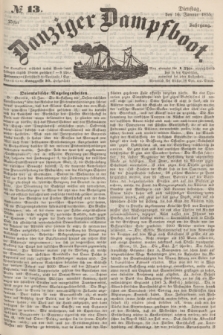 Danziger Dampfboot. Jg.25, № 13 (16 Januar 1855)