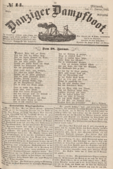 Danziger Dampfboot. Jg.25, № 14 (17 Januar 1855)