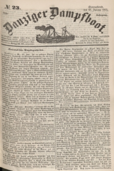 Danziger Dampfboot. Jg.25, № 23 (27 Januar 1855)