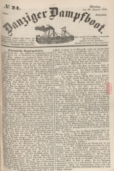 Danziger Dampfboot. Jg.25, № 24 (29 Januar 1855)