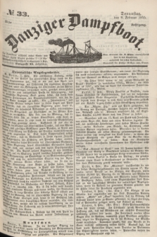 Danziger Dampfboot. Jg.25, № 33 (8 Februar 1855)