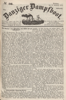 Danziger Dampfboot. Jg.25, № 46 (23 Februar 1855)
