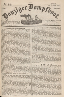 Danziger Dampfboot. Jg.25, № 52 (2 März 1855)