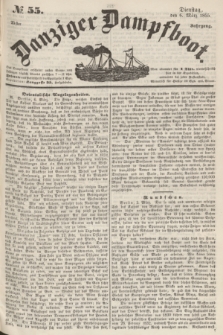 Danziger Dampfboot. Jg.25, № 55 (6 März 1855)