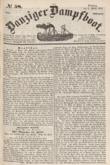 Danziger Dampfboot. Jg.25, № 58 (9 März 1855)