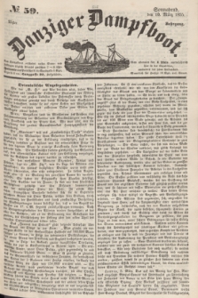 Danziger Dampfboot. Jg.25, № 59 (10 März 1855)