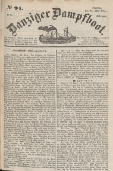 Danziger Dampfboot. Jg.25, № 94 (23 April 1855)