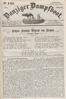 Danziger Dampfboot. Jg.25, № 142 (21 Juni 1855)