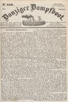Danziger Dampfboot. Jg.25, № 156 (7 Juli 1855)
