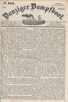 Danziger Dampfboot. Jg.25, № 163 (16 Juli 1855) + wkładka