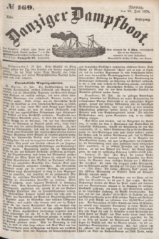 Danziger Dampfboot. Jg.25, № 169 (23 Juli 1855)