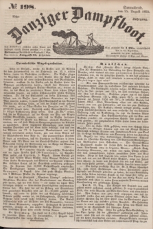 Danziger Dampfboot. Jg.25, № 198 (25 August 1855)