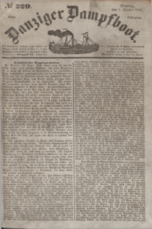 Danziger Dampfboot. Jg.25, № 229 (1 October 1855)